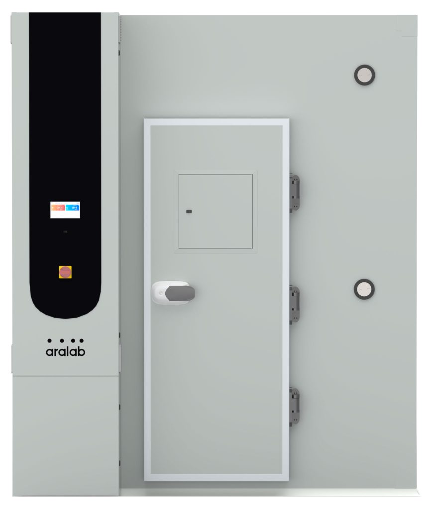 Aralab WalkIn climatic chamber exterior